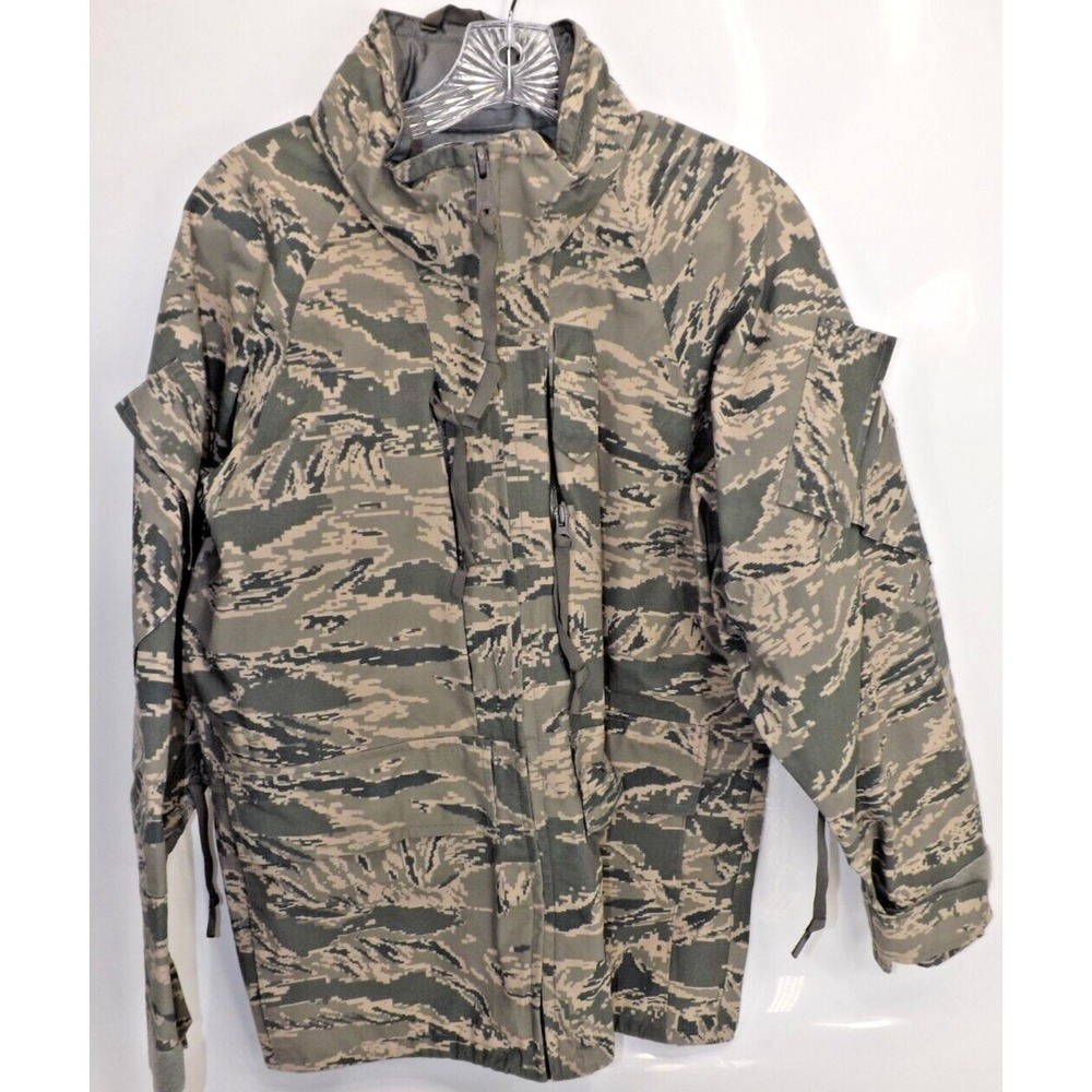 Military PARKA, Weather proof Air Force Environmental Tiger stripe -SIZE Sm- XS